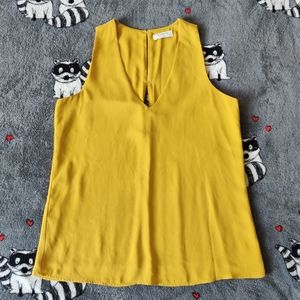 Babaton Maddox Sleeveless Back-Slit Blouse